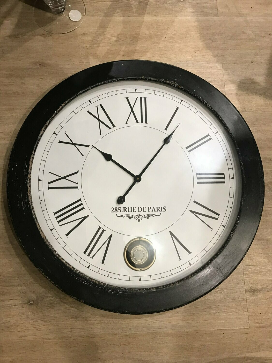 Antique Black Pendulum Wall Clock