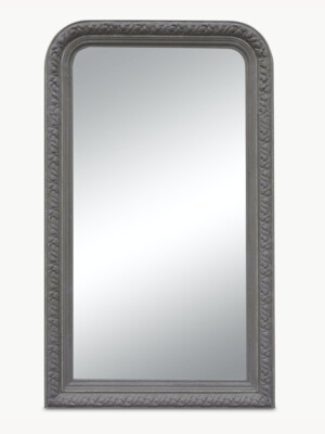 Grey Beveled Mirror