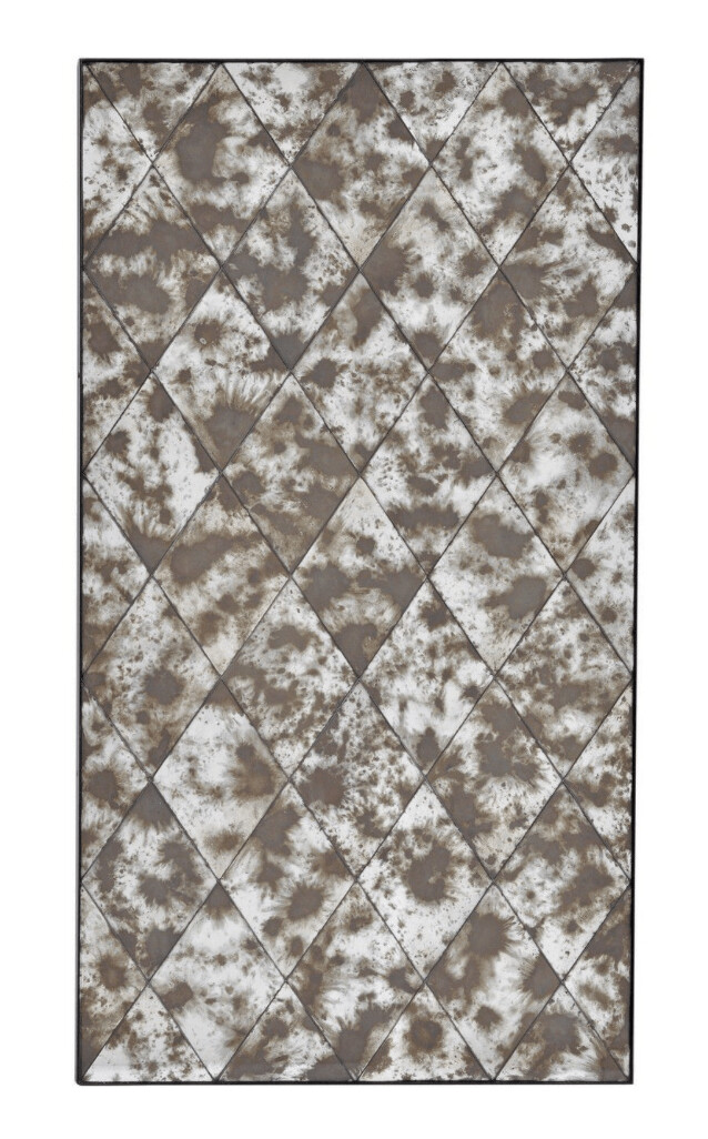 Antique Patchwork Rectangular Mirror
