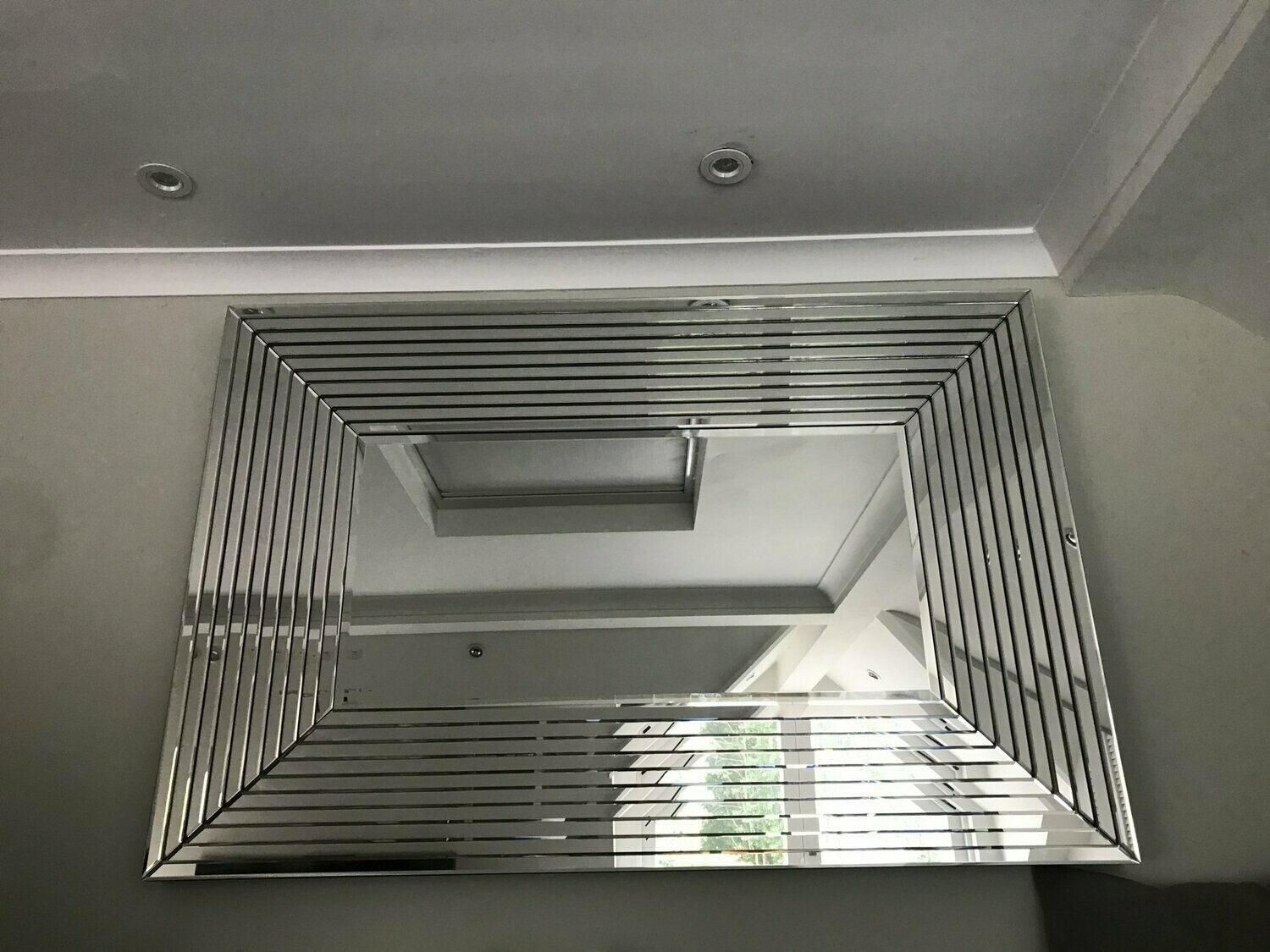 Glass Framed Mirror