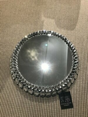 Lg. Jwld Candle Plate/Mirror