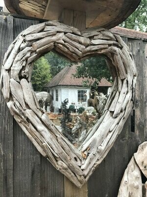 Root Large Heart Mirror