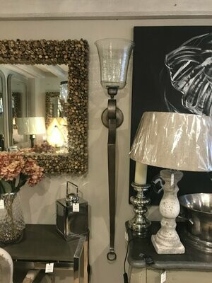 Vierita Large Silver Wall Sconce