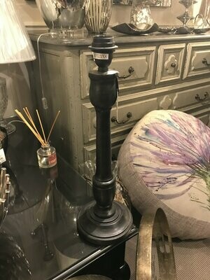 Antique Black Candlestick Table Lamp