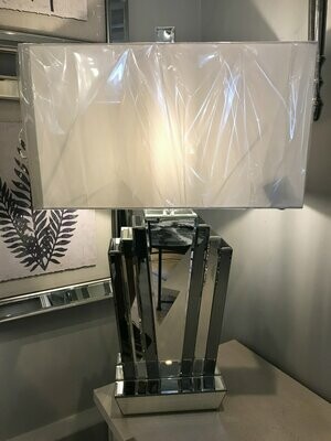 Table Lamp W/Cream Shade