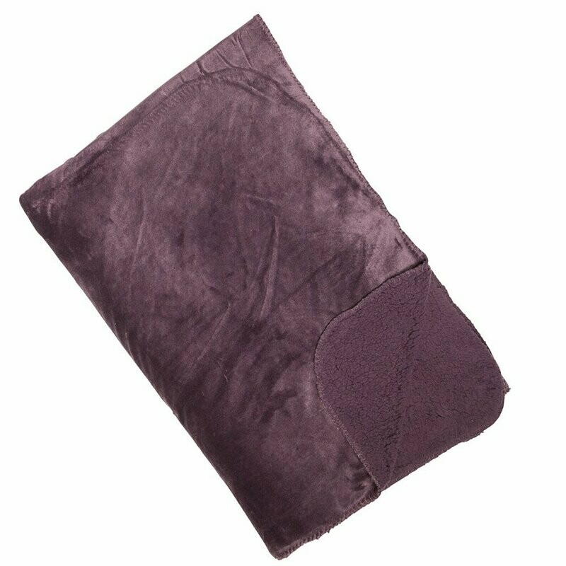 Mauve Cosy Fleece Throw 150x200