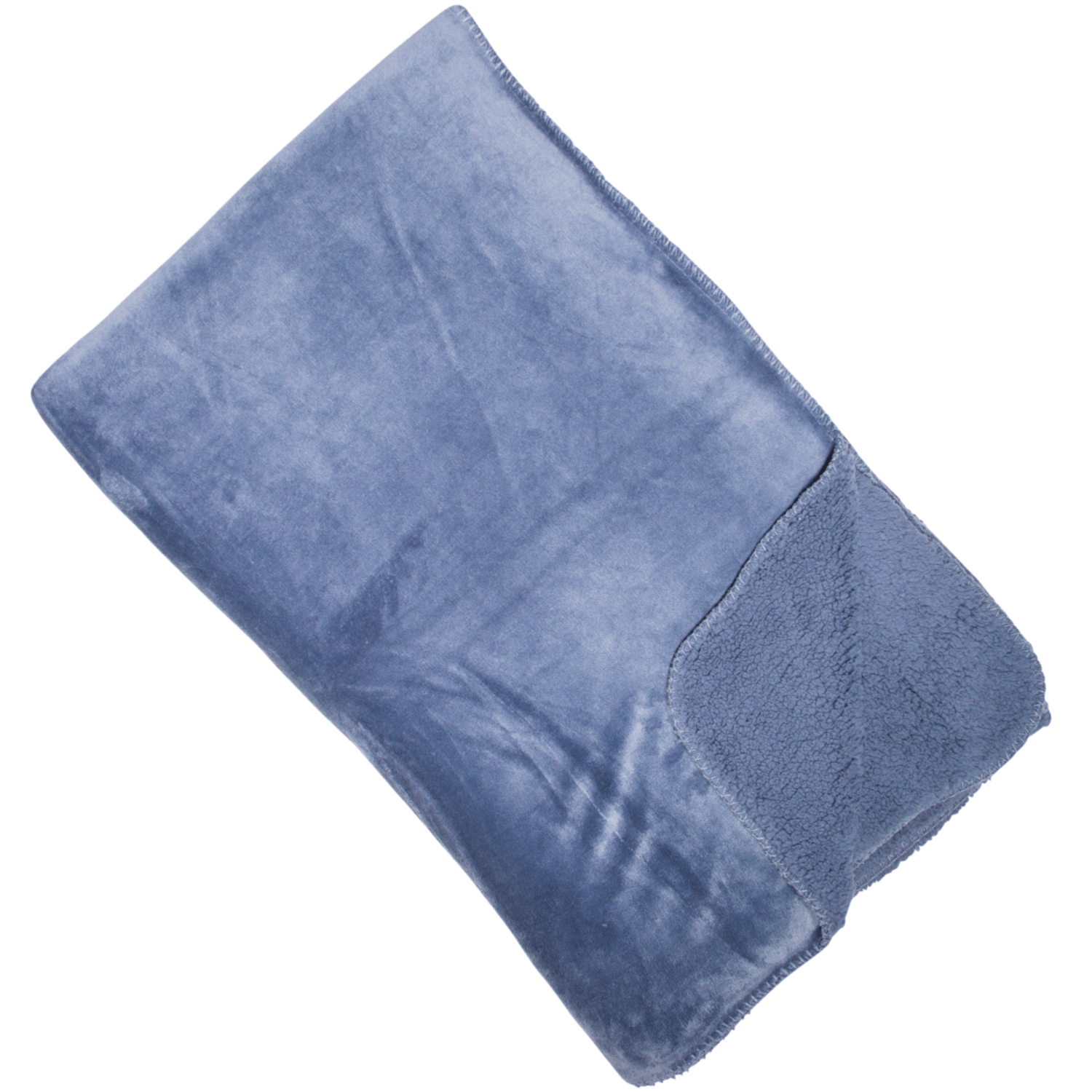 Blue Cosy Fleece Throw 150x200