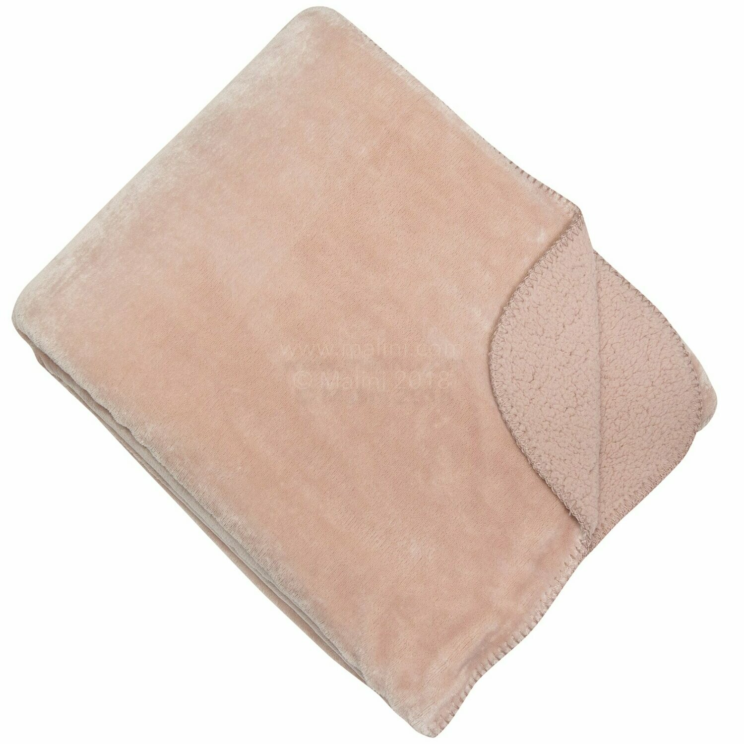 Light Pink Cosy Fleece Throw 150x200