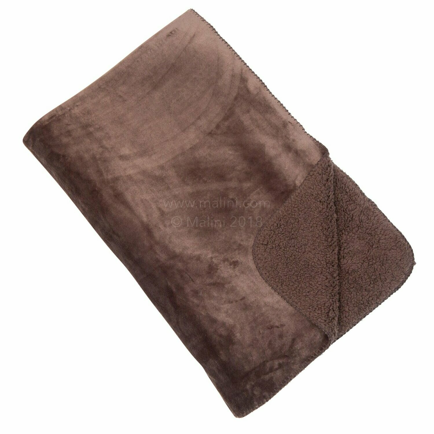 Truffle Cosy Fleece Throw 150x200
