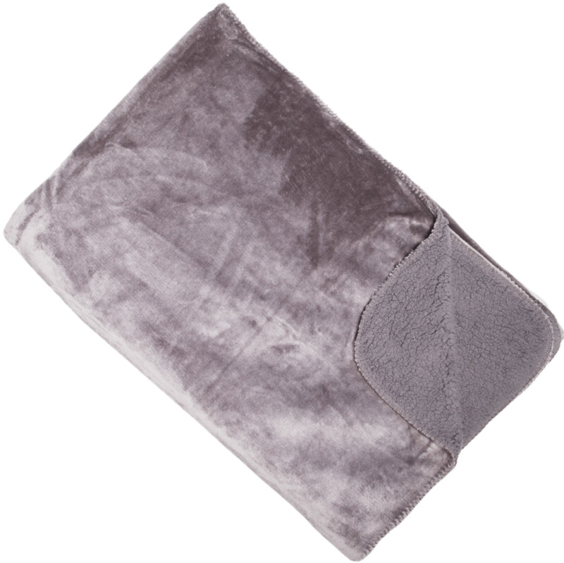 Slate Cosy Fleece Throw 150x200
