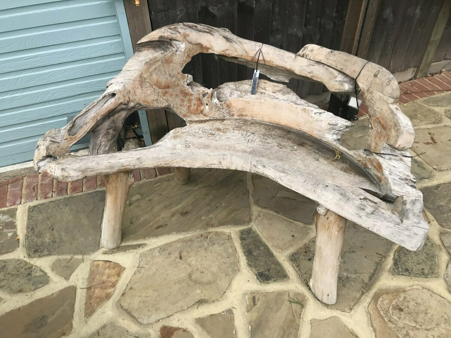 Teak Root Bench Medium