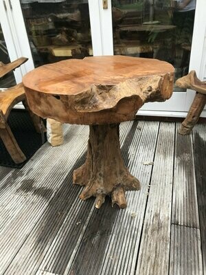 Teak Root Round Dining Table