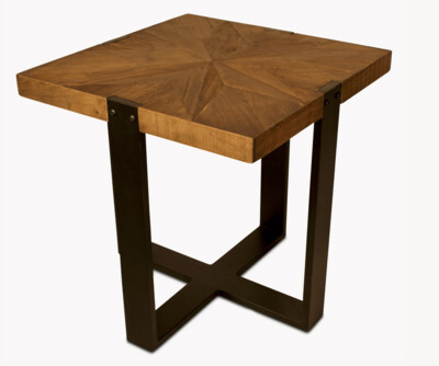 Reclaimed Elm Side Table