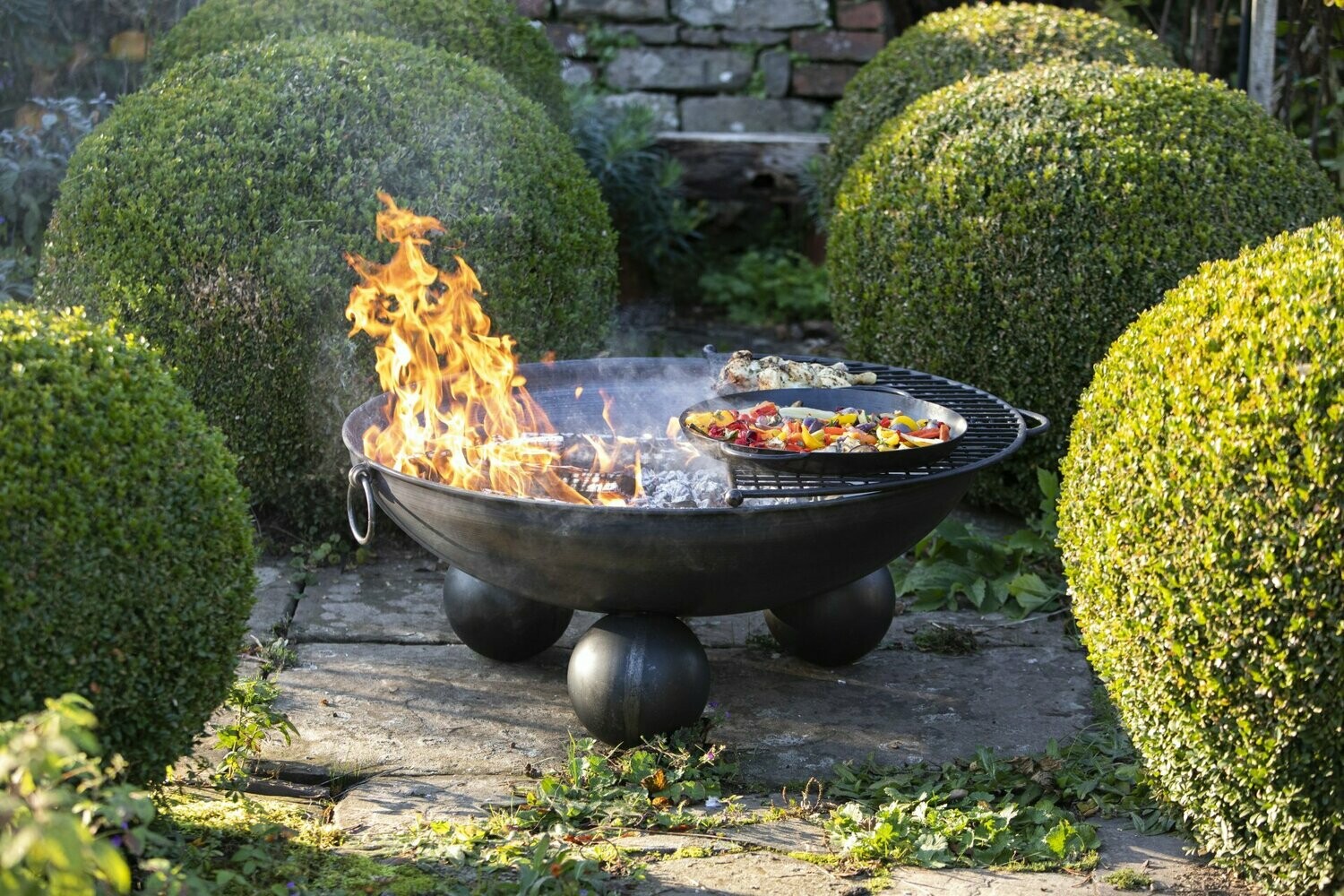Ball Base Fire Pit 80cm