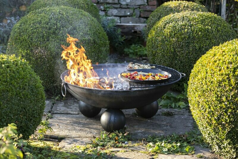 Ball Base Fire Pit 70cm
