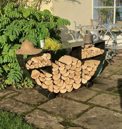 Half Circular Log Store 120cm