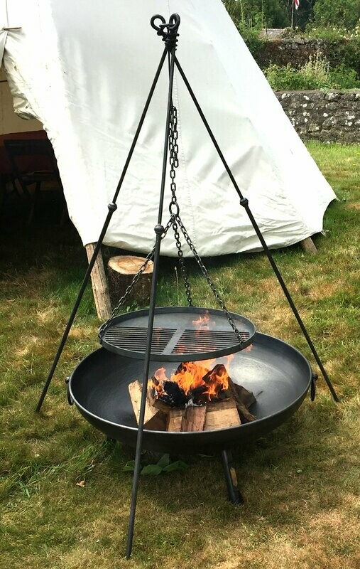 Tripod Cooking Rack Long Leg with Grill