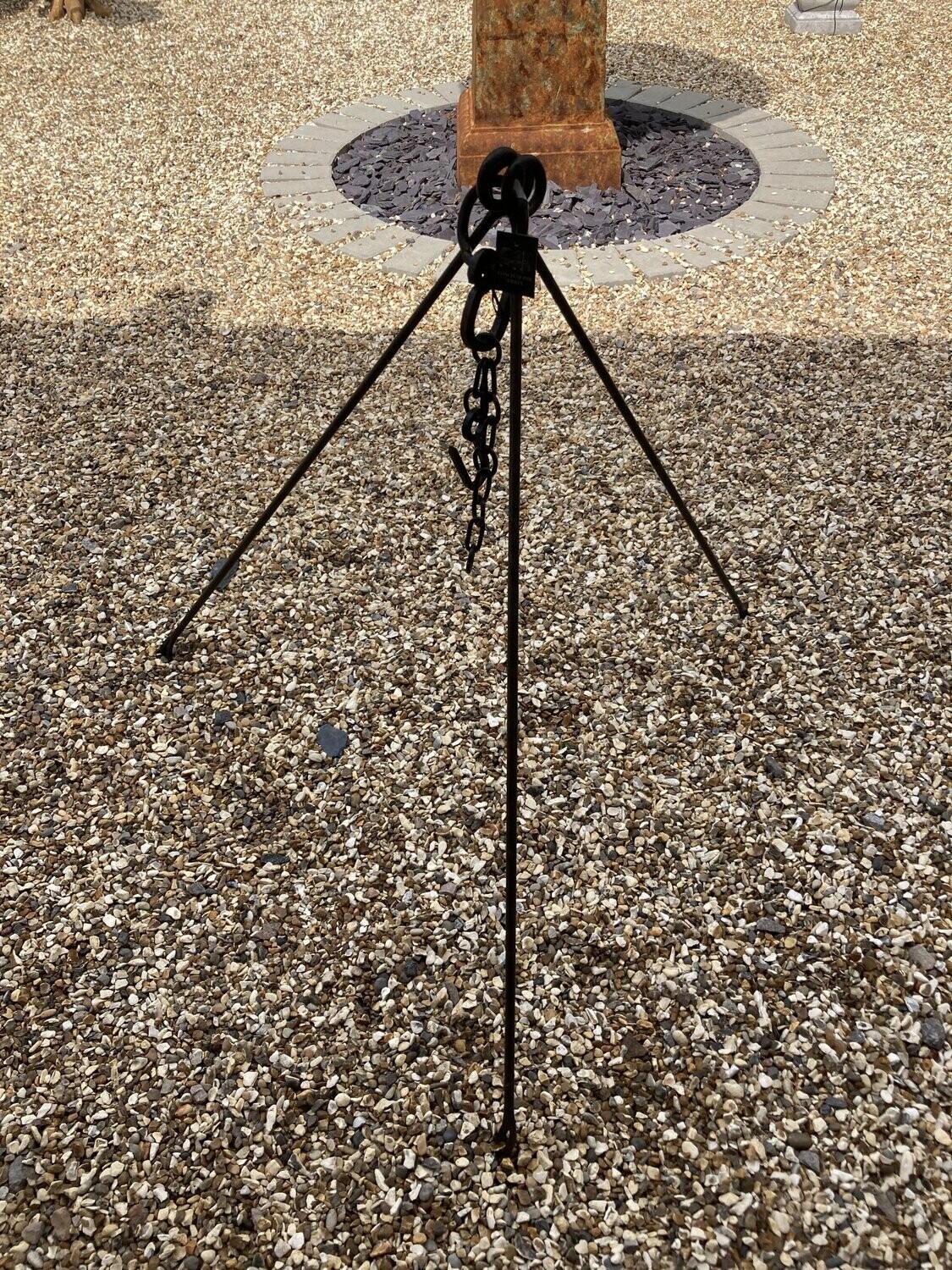 Cooking Tripod With Chain 95cm To Fit 70, 80, 90cm Indian Fire Bowl