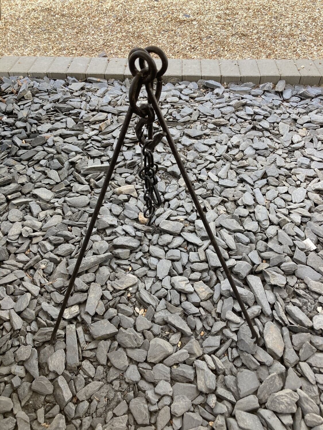 Cooking Tripod With Chain 75cm To Fit 60cm Indian Fire Bowl