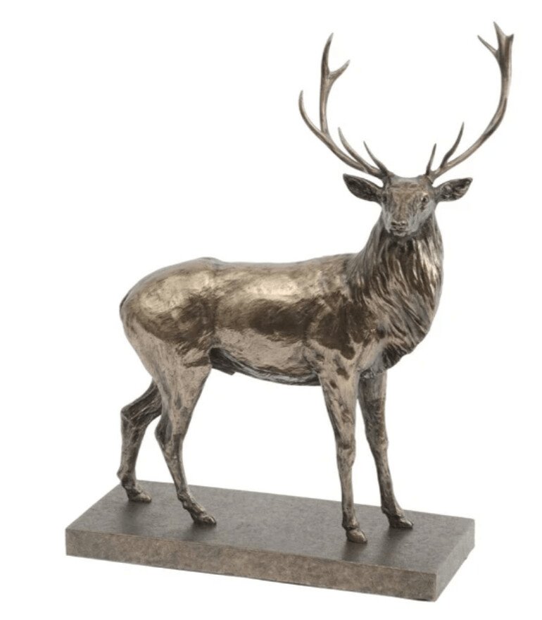 Antique Bronze Stag