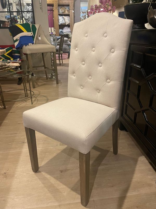 Arched Top Dining Chair Natural