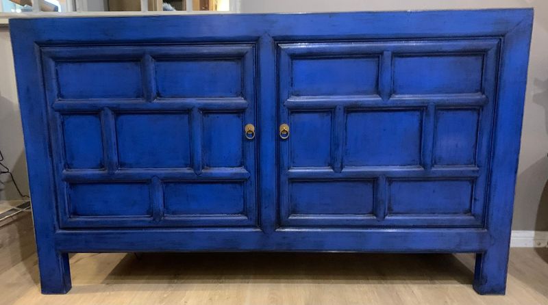 2 Door Cabinet Royal blue