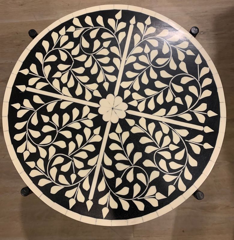 Resin Inlay Side Table