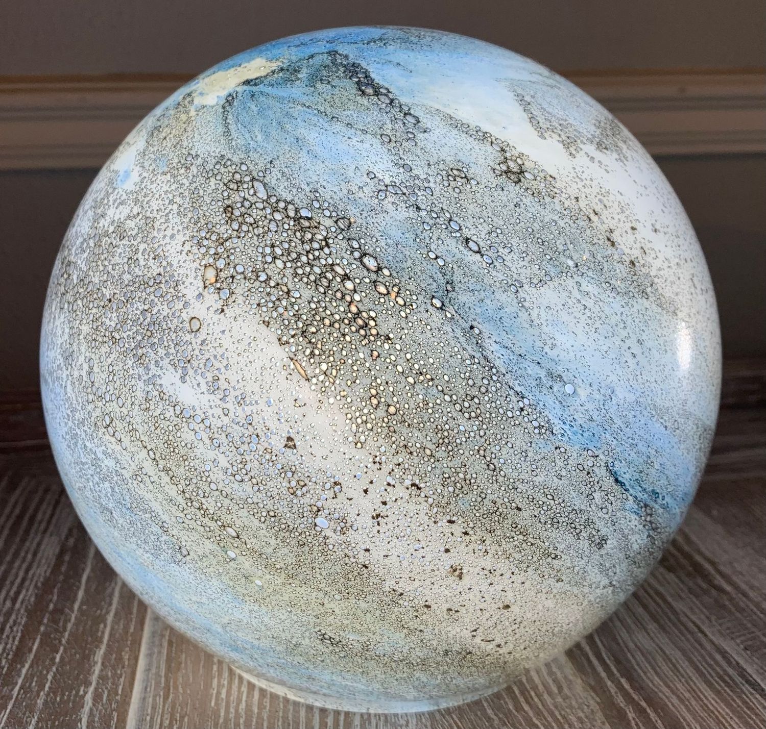 Sand And Sea Glass Lamp 18cm