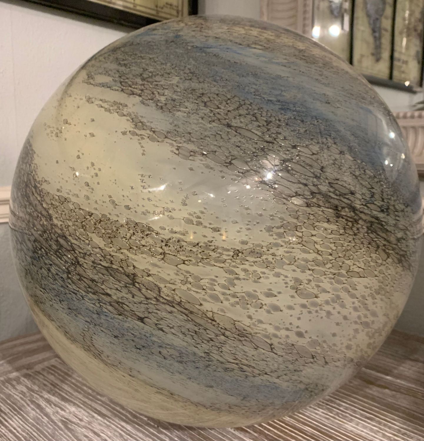 Sand And Sea Glass Lamp 38cm