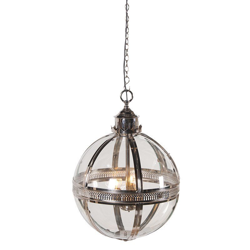 Silver Glass Ball Light