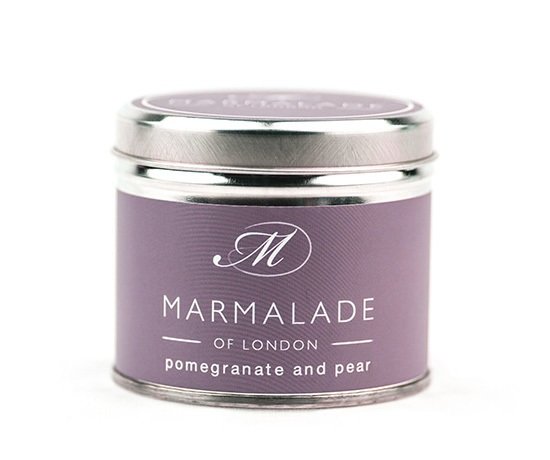 Pomegranate & Pear Medium Tin Candle (40 Hrs)