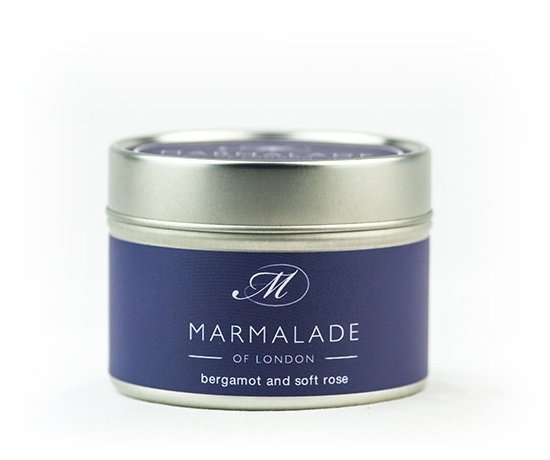 Bergamot & Soft Rose Small Tin Candle (20 Hrs)