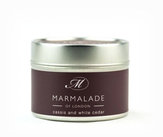 Cassis & White Cedar Small Tin Candle (20 Hrs)