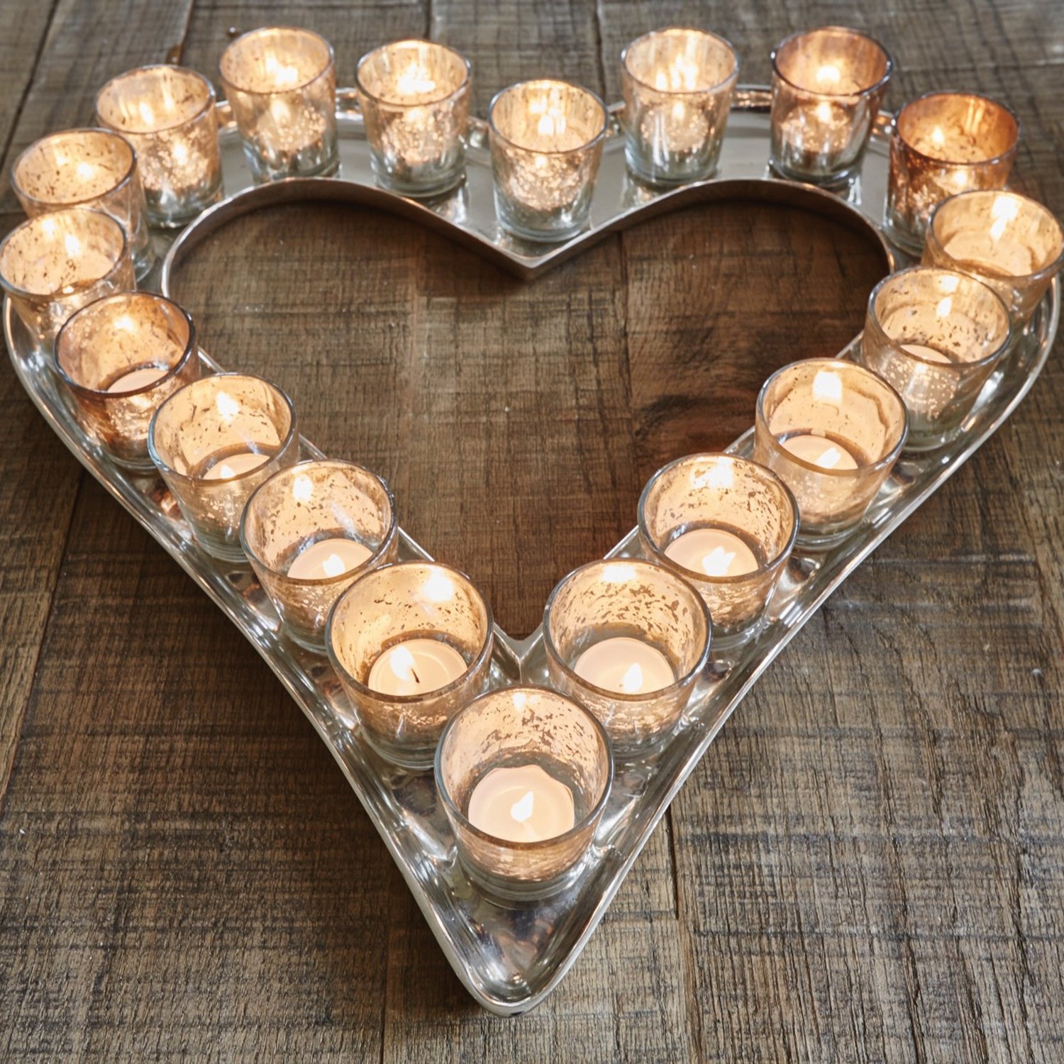 Heart Votive Tray