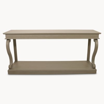 Long Grey Console Table