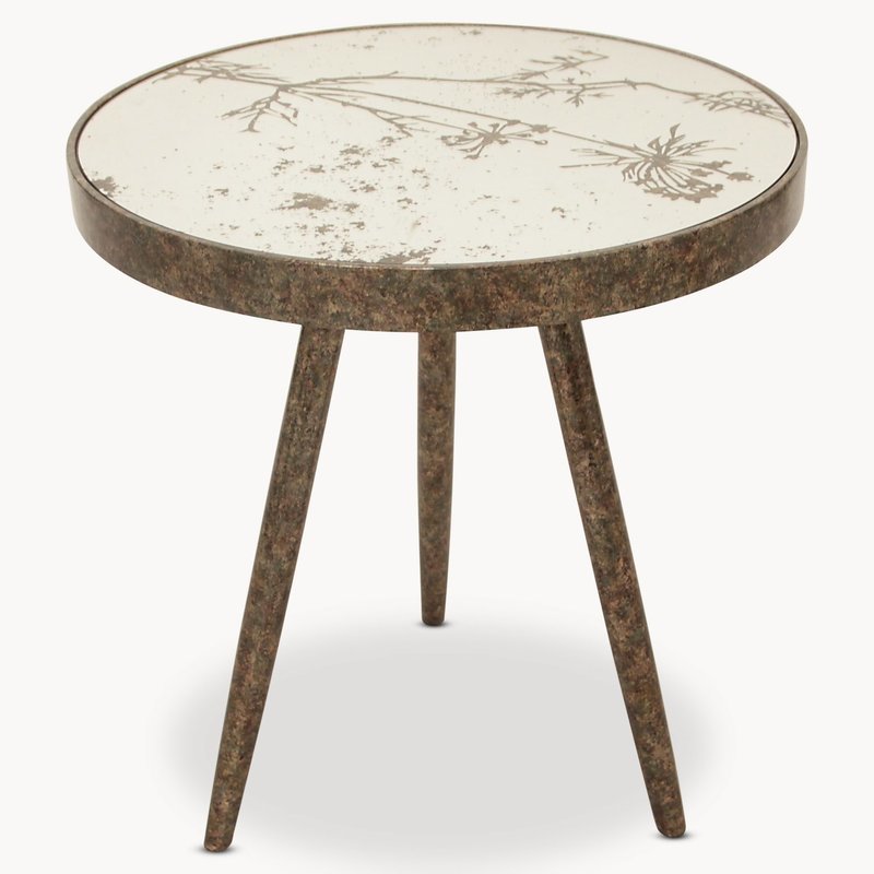 Tray Table with Cow Parsley Pattern