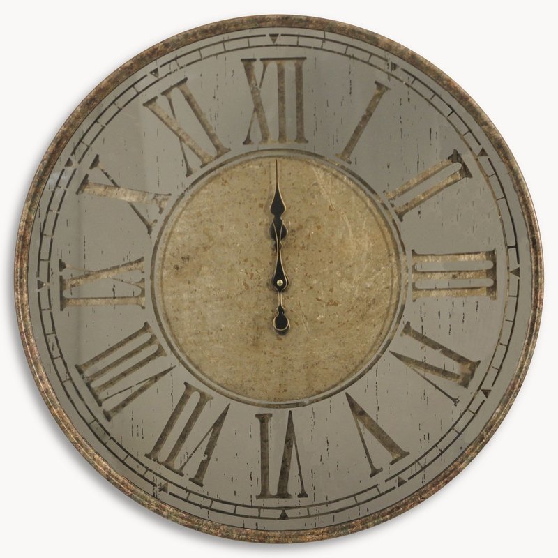 Mirrored Wall Clock