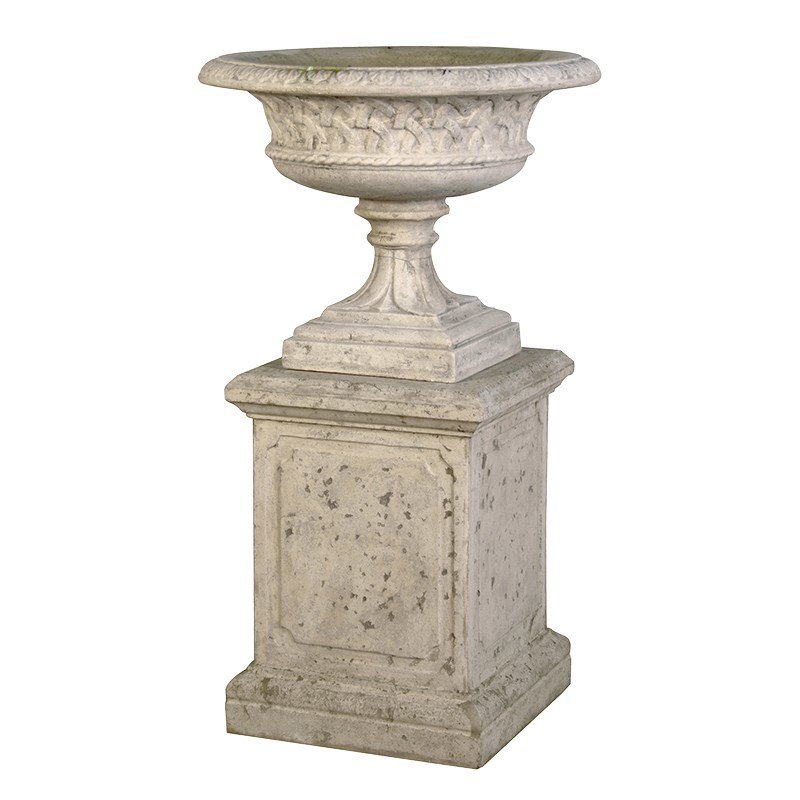 Eastwell Urn On Plinth
