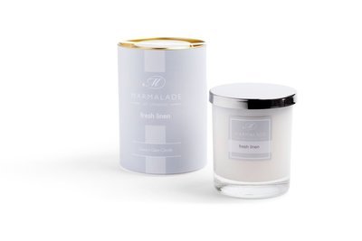 Fresh Linen Glass Candle (60 Hrs)