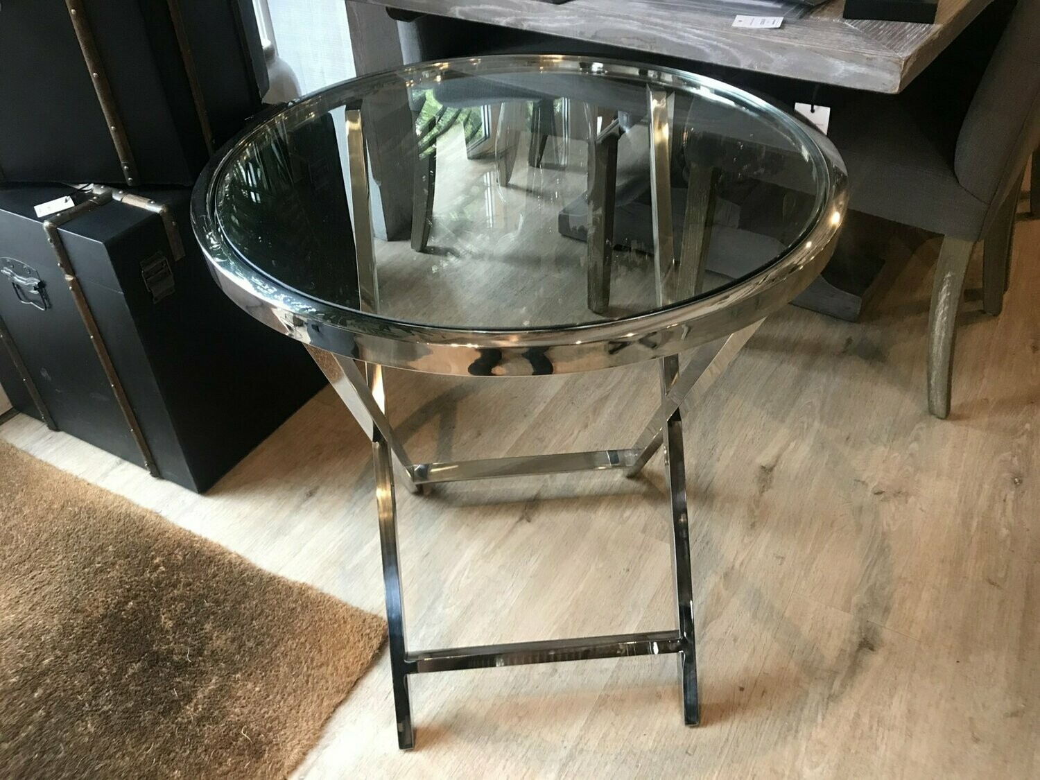 Metal Round Table