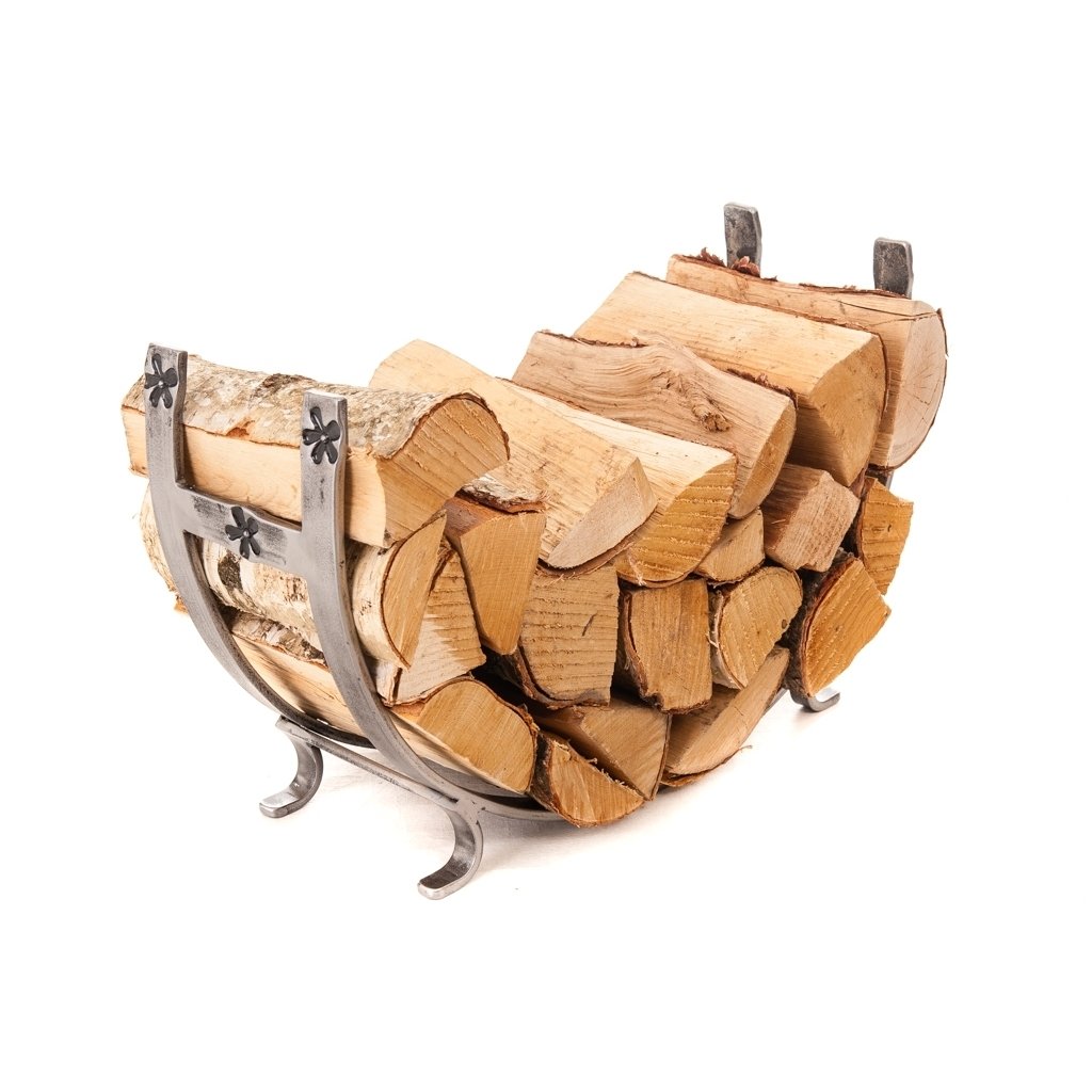 Flower 1/2 Ring Log Holder