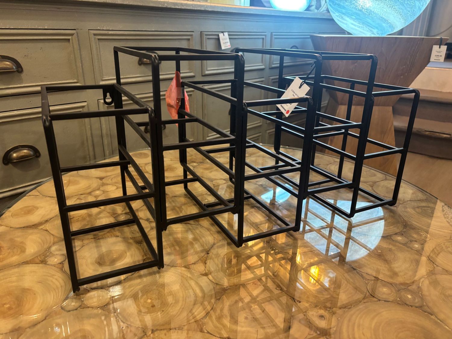 10 Bottle Wall Wine Rack