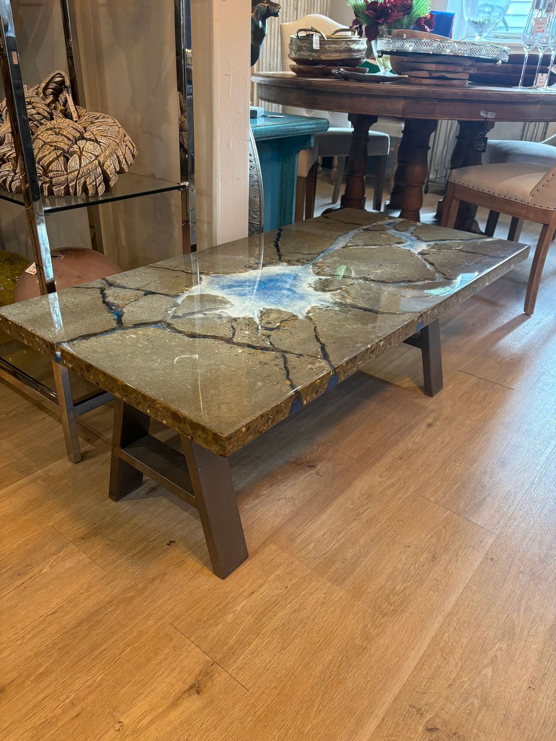 Smashed Concrete Coffee Table