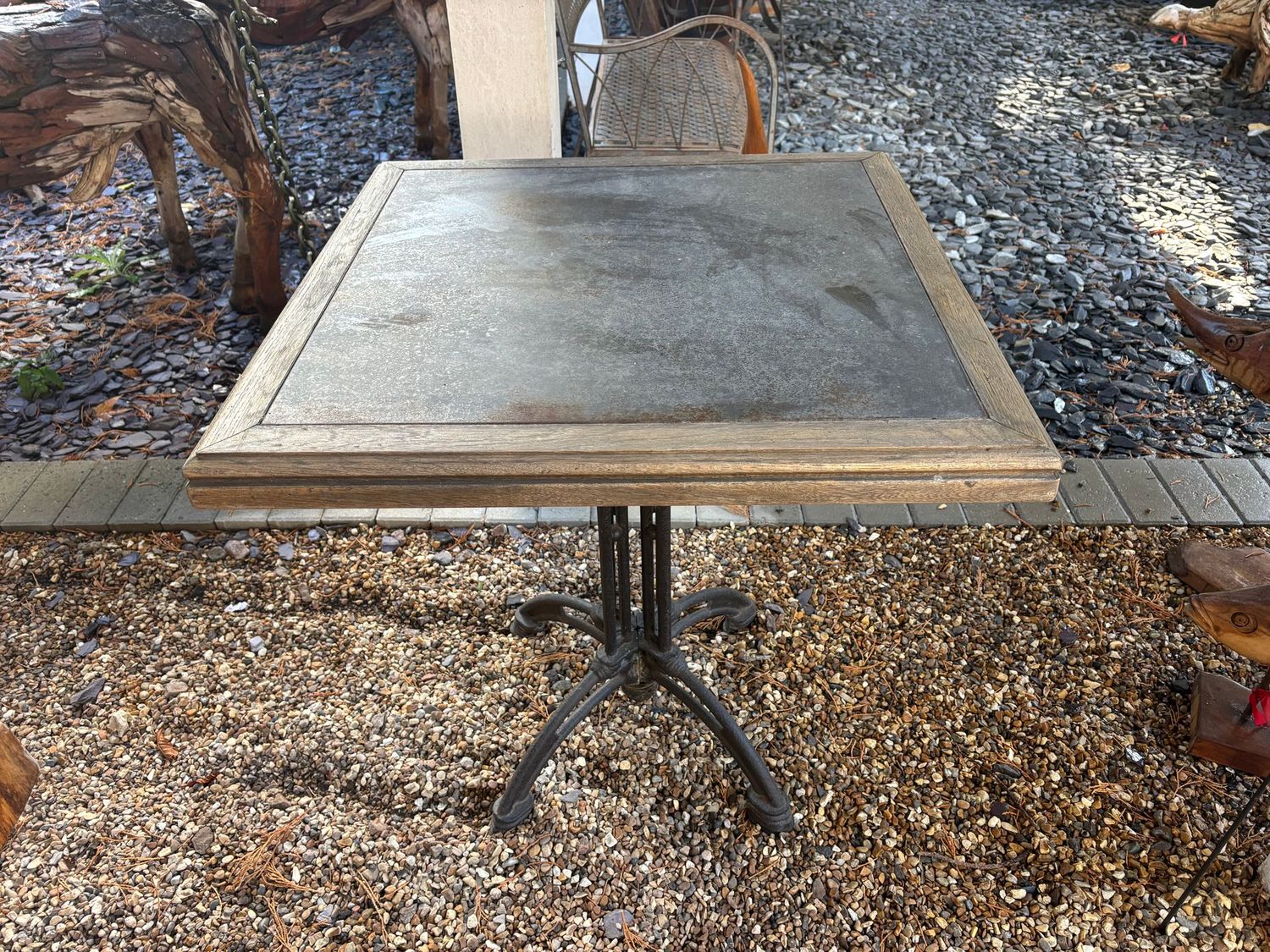 Coffee Table With Zinc Top