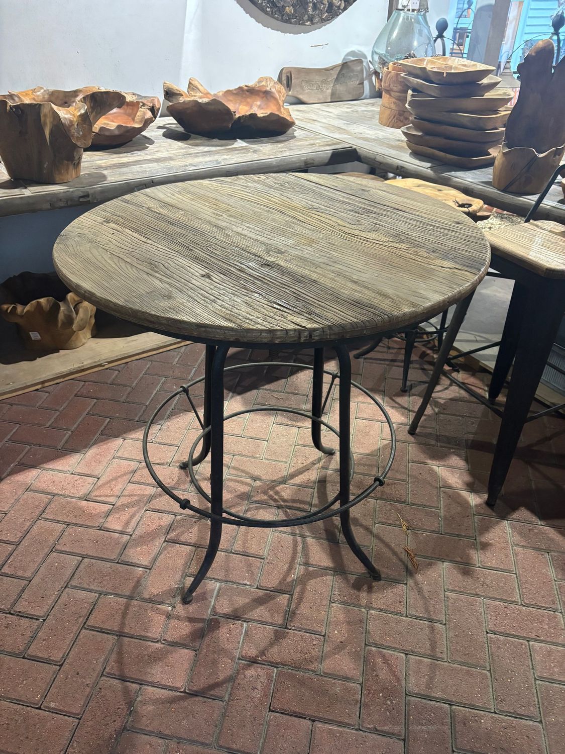 Large Round Bar Table