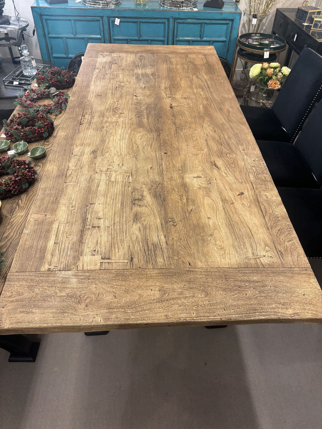 Industrial Table With Paint/Wax Finish