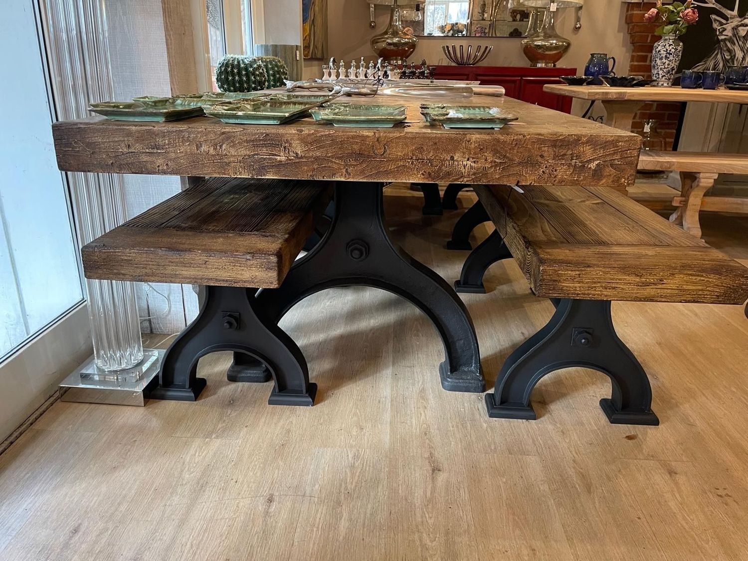 3M Refectory Table With Industrial Base