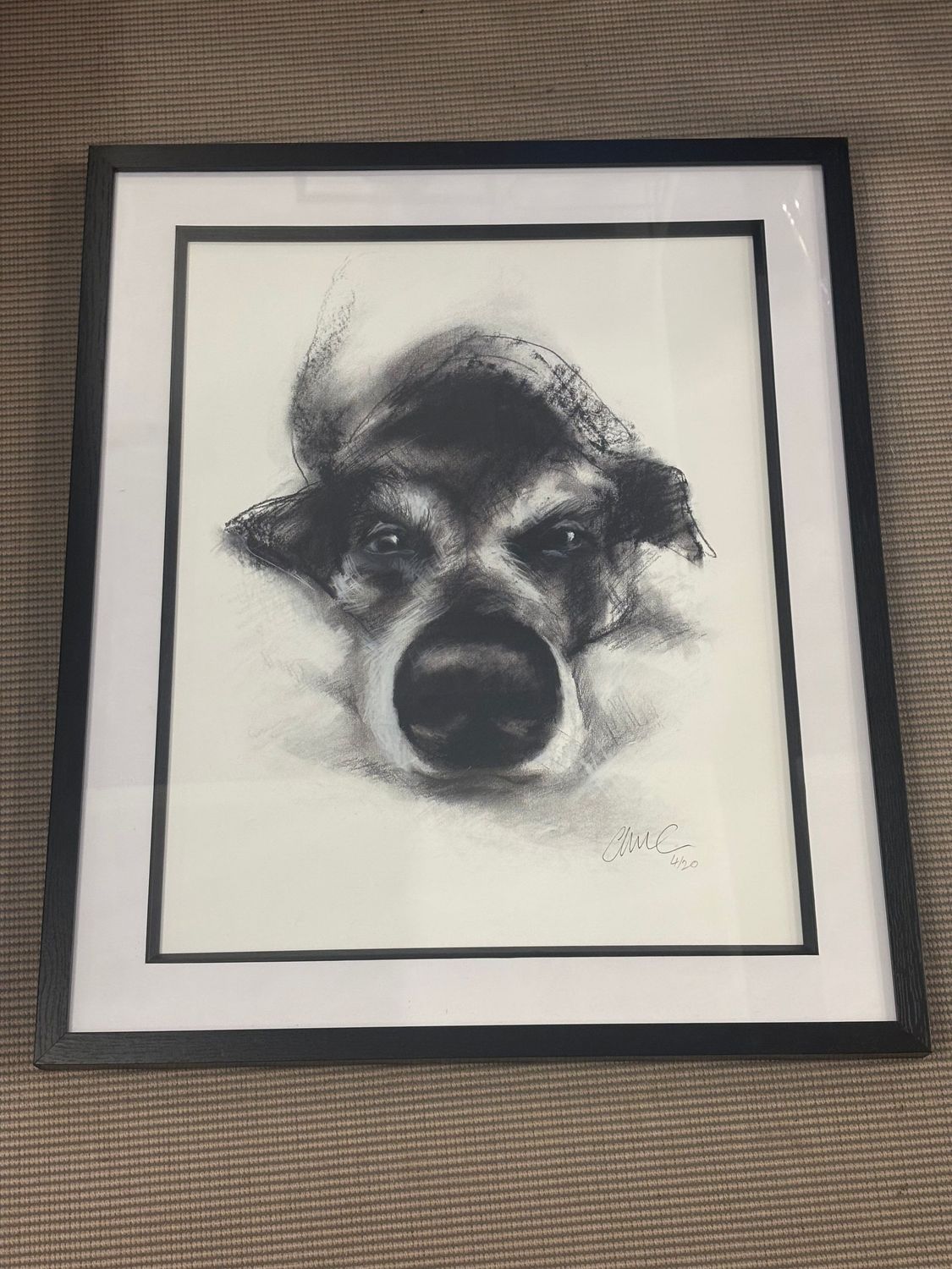 Big Nose (Local Artist) 62x53cm