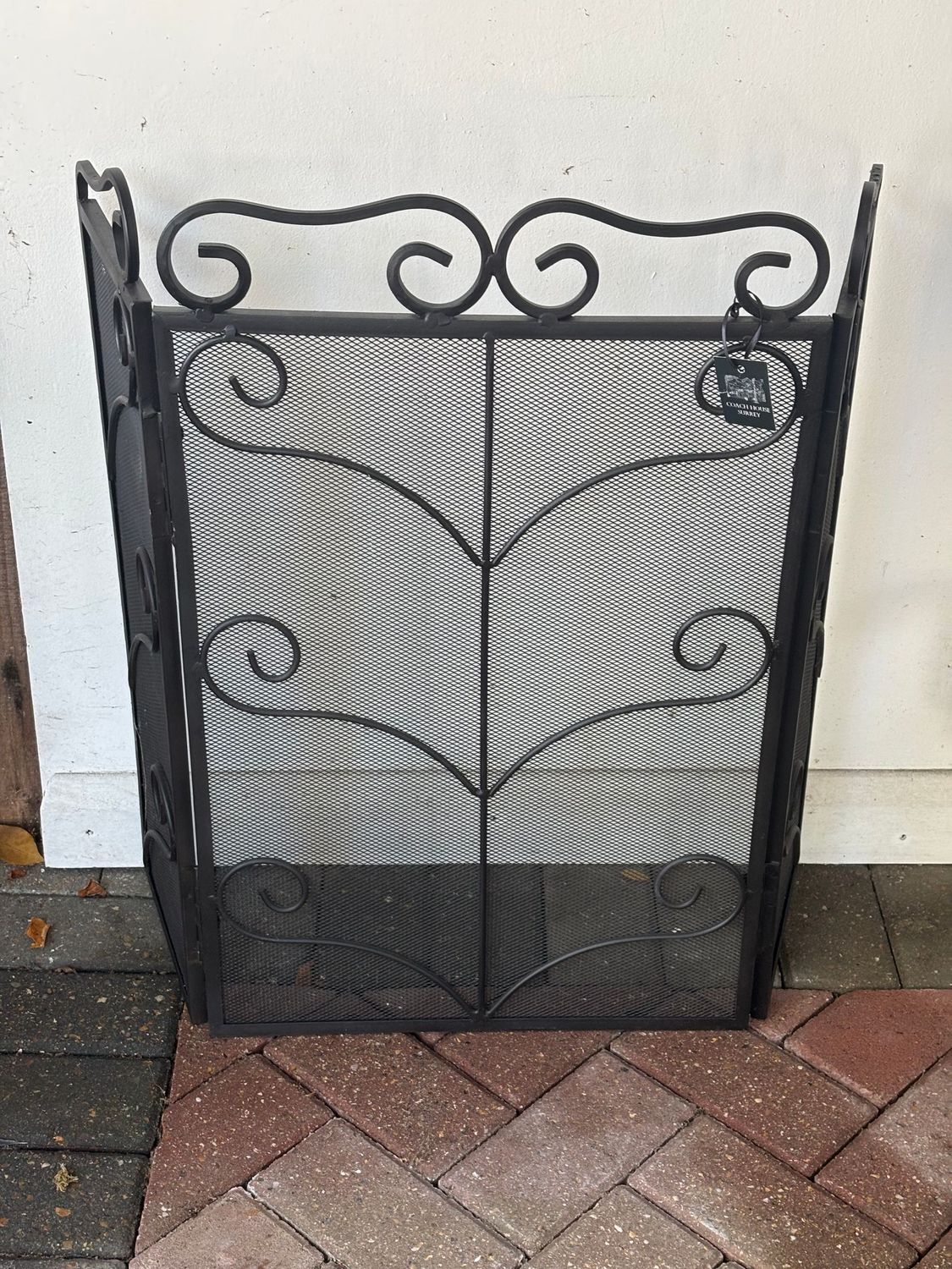 Black Fire Screen