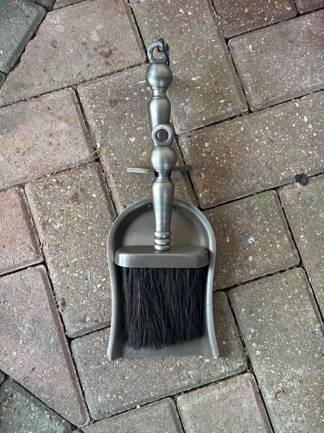 Pewter Hearth Tidy Set
